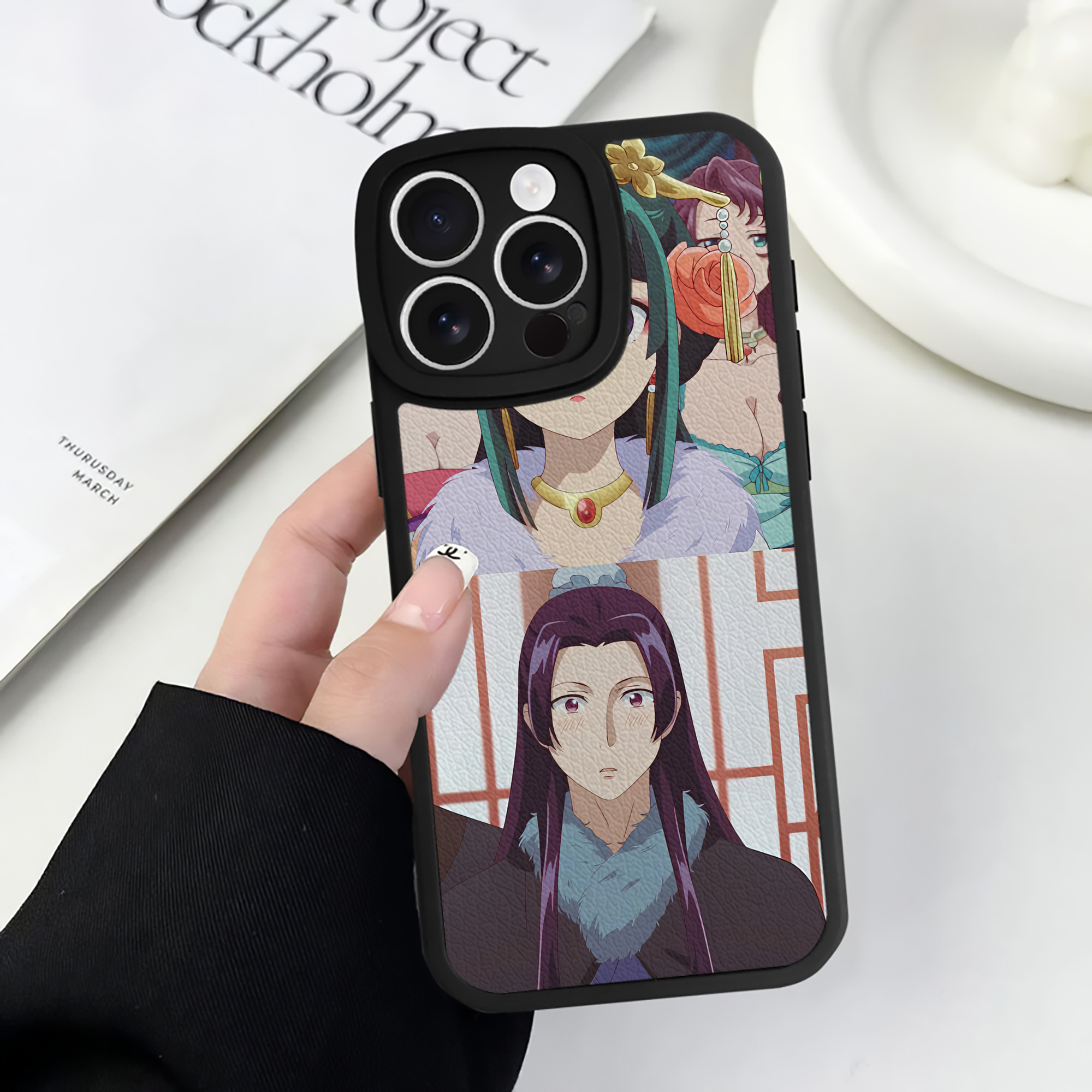 薬屋のひとりごと The Apothecary Diaries 【iPhone 16シリーズ対応】シリコンスマホケース（レザー調） 材質：シリコン